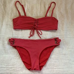 Red Roxy Bikini